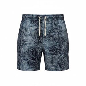 Nordstrom Rack Men's Recycled Polyester Swim Shorts With Drawstring Tropical Pri